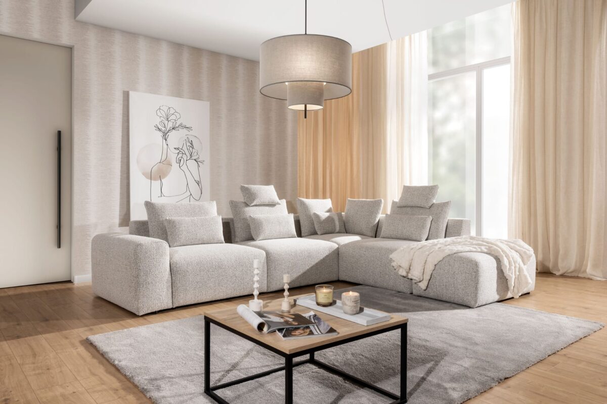 Koppla – 5-sits modulsoffa (HV + RD + HÖRNA + RHÖ + PUFF) - Bild 2