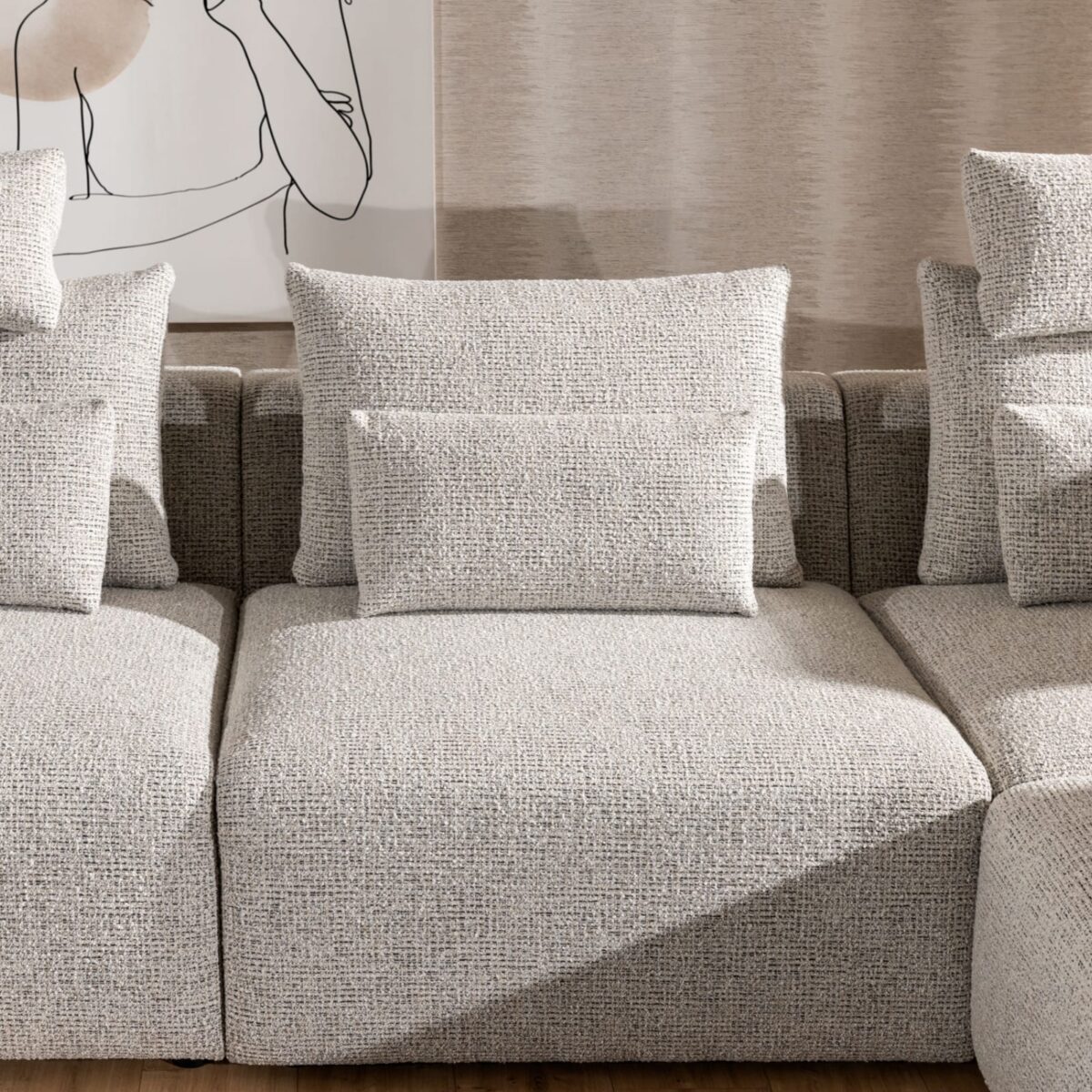 Koppla – 5-sits modulsoffa (HV + RD + HÖRNA + RHÖ + PUFF) - Bild 3