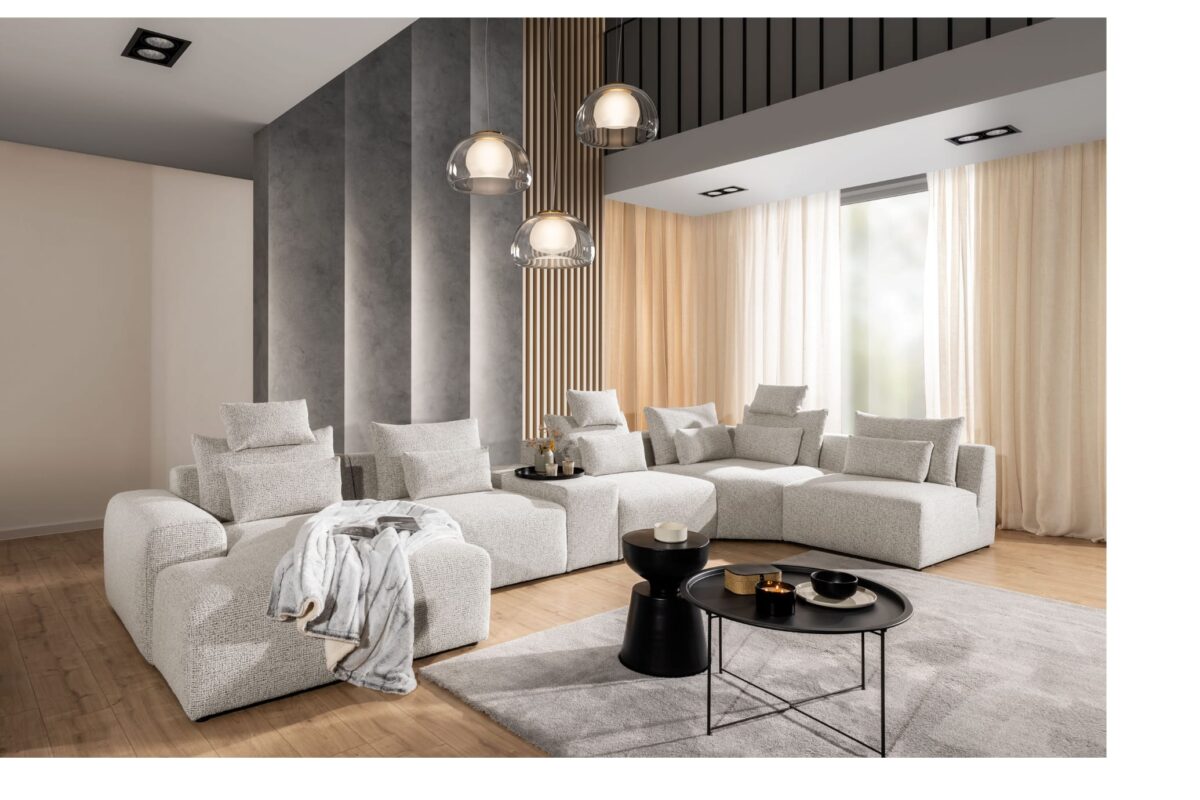Koppla – 5-sits modulsoffa (SV + RD + PANEL + RD + HXL + RHÖ) - Image 3