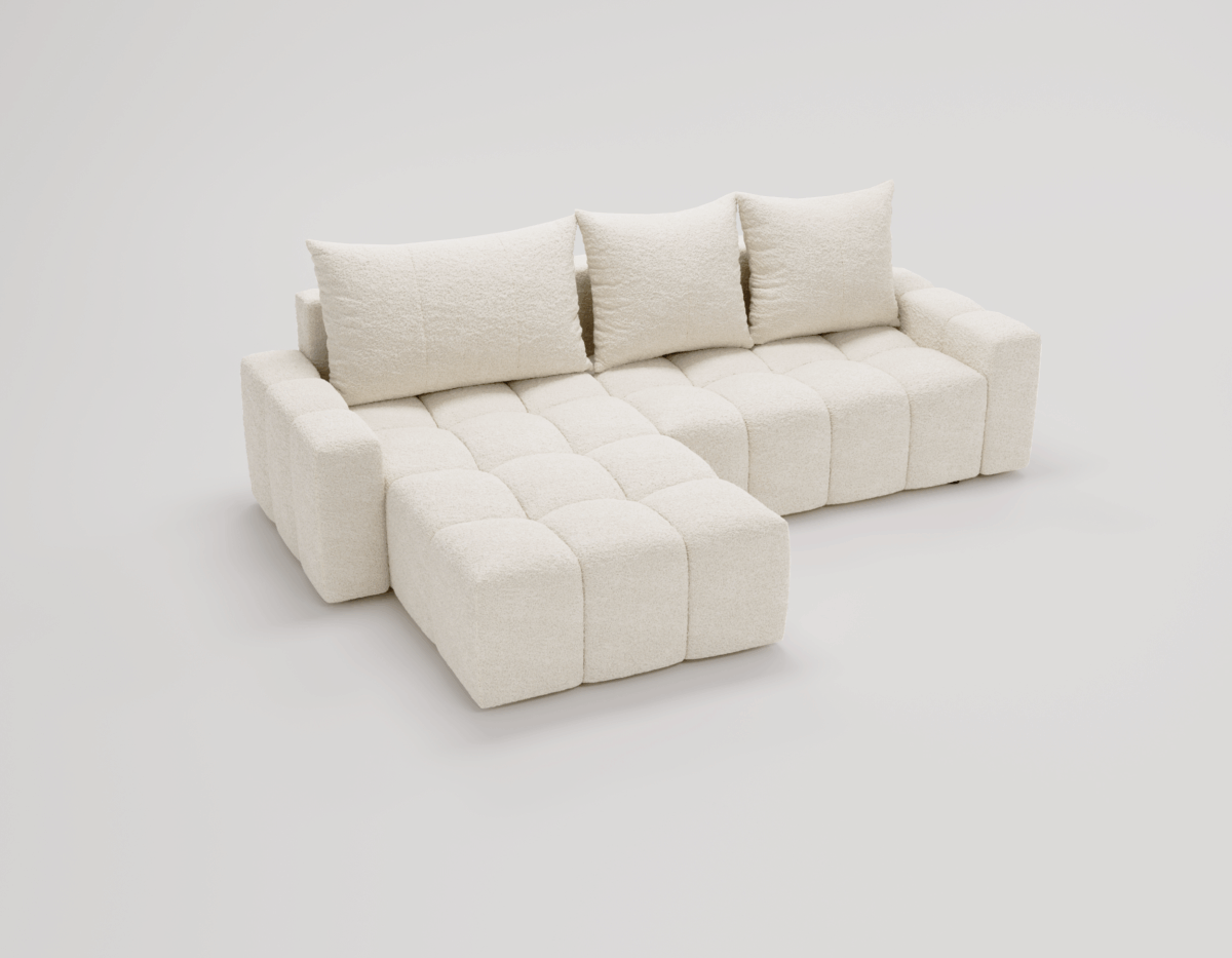 Glänta - Bäddsoffa med förvaring - Hörnsoffa - Image 1