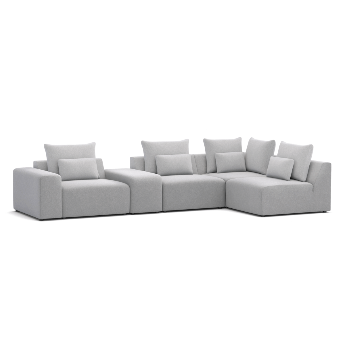 Koppla – 4-sits modulsoffa (HV + PANELL + RD + HÖRNA + RHÖ) - Bild 1