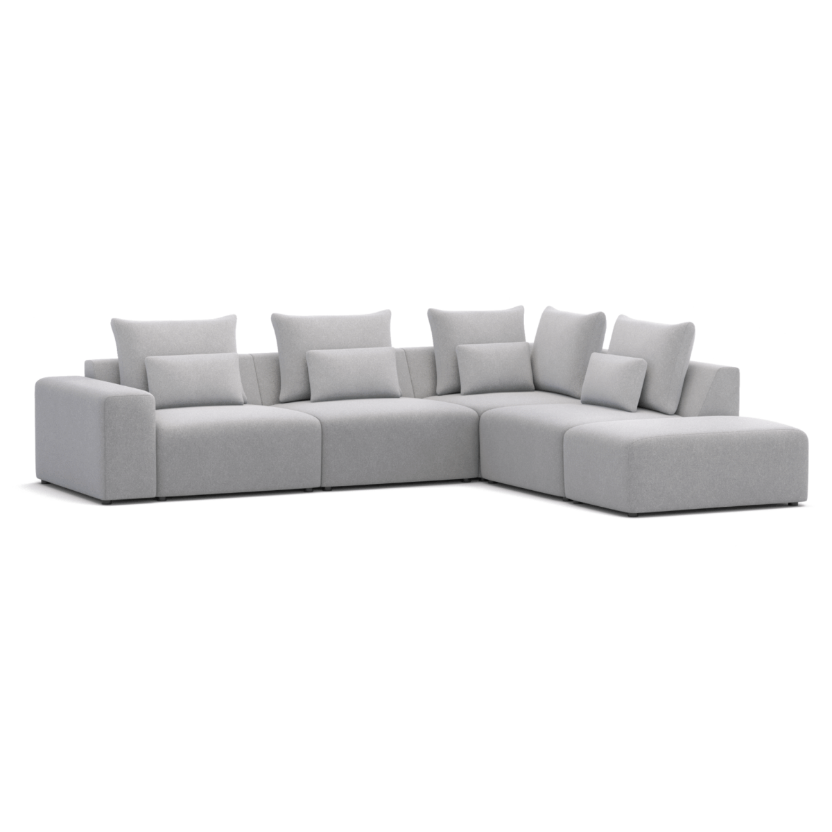 Koppla – 5-sits modulsoffa (HV + RD + HÖRNA + RHÖ + PUFF) - Bild 1