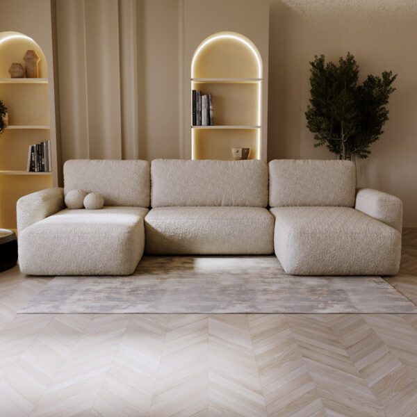 Umgås - U-soffa med bädd och förvaring